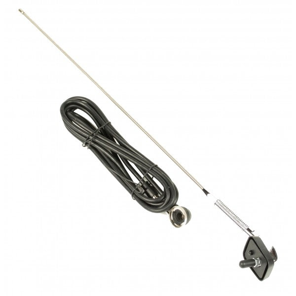 Aerial - Universal Roof Mount - AM/FM - Chrome