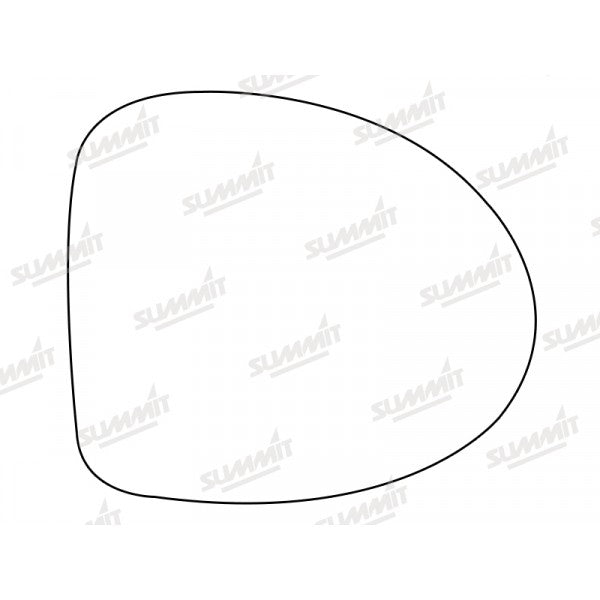 Mirror Glass Replacement - (Blind Spot) OEM Style With Heated Base Plate