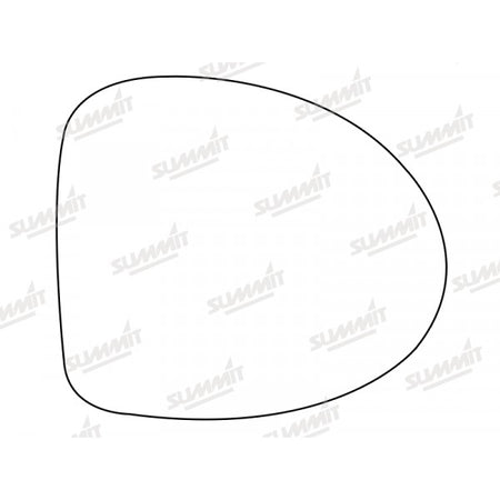 Mirror Glass Replacement - (Blind Spot) OEM Style With Heated Base Plate