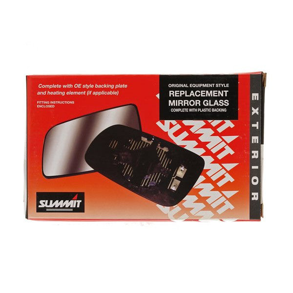 Mirror Glass Replacement - (Blind Spot) OEM Style With Base Plate