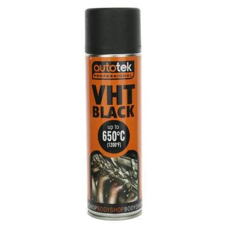 Autotek VHT Paint - Matt Black - 500ml