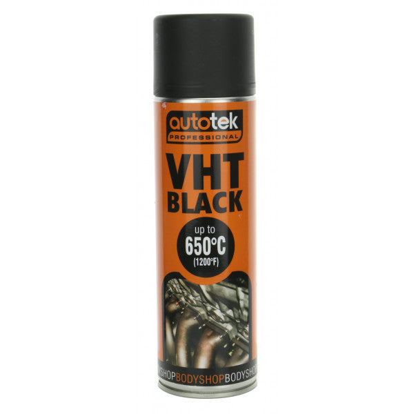 Autotek VHT Paint - Matt Black - 500ml