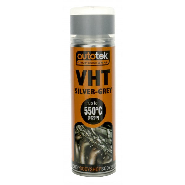 Autotek VHT Paint - Matt Silver/Grey - 500ml
