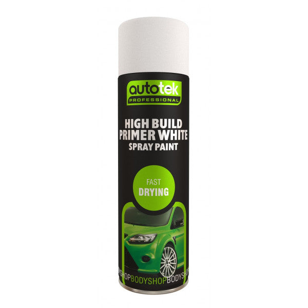 Autotek High Build Primer - White - 500ml