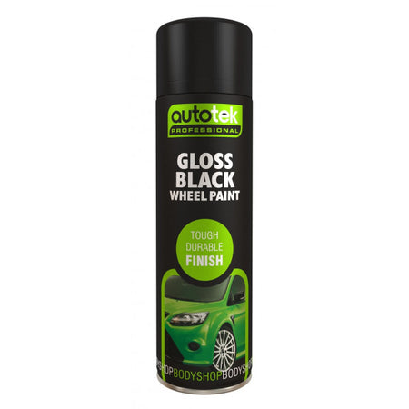 Autotek Wheel Paint - Gloss Black - 500ml