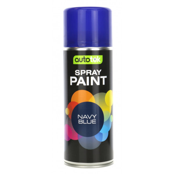 Autotek Aerosol Paint - Gloss Navy Blue - 400ml