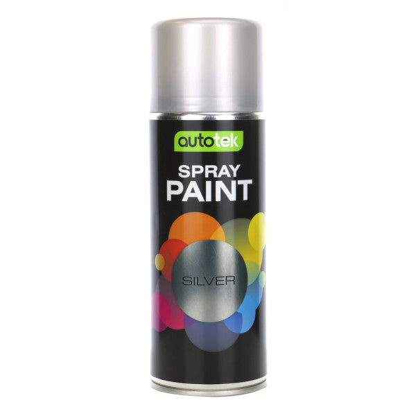 Autotek Aerosol Paint - Gloss Silver - 400ml