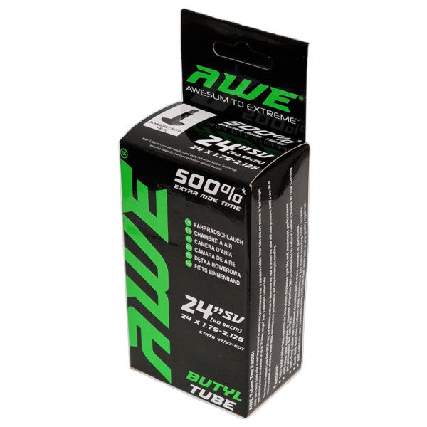 Cycle Schrader Valve Inner Tube - 24 Inch