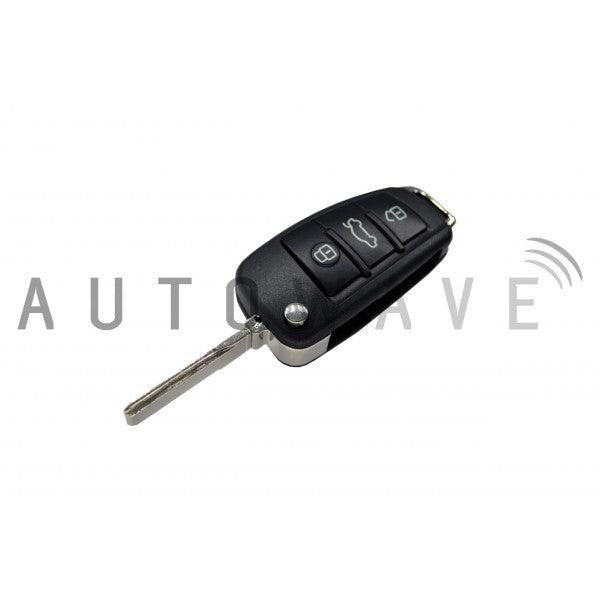RAV Audi 3 Button Flip Remote Case HU66