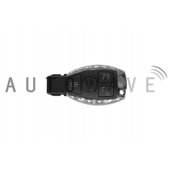Mercedes-Benz 3 Button Chrome Remote