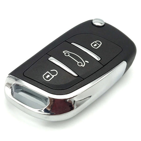 Citroen/Peugeot 3 Button Flip Remote HU83