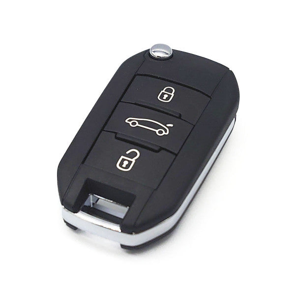 Peugeot 3 Button Flip Remote ID46