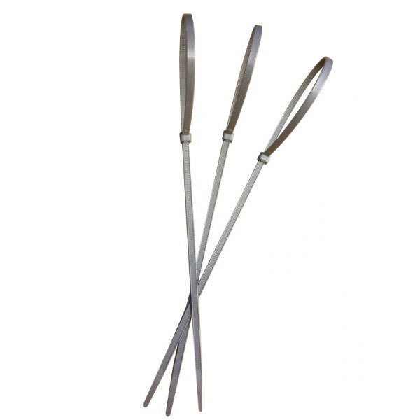 Cable Ties 370mm x 4.8mm Silver - Pack of 100