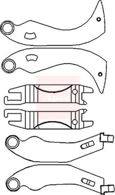 Apec ADB3001 Adjuster, braking system - 1