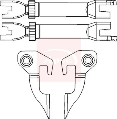 Apec ADB3002 Adjuster, braking system - 1