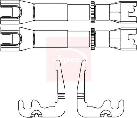 Apec ADB3007 Adjuster, braking system - 1