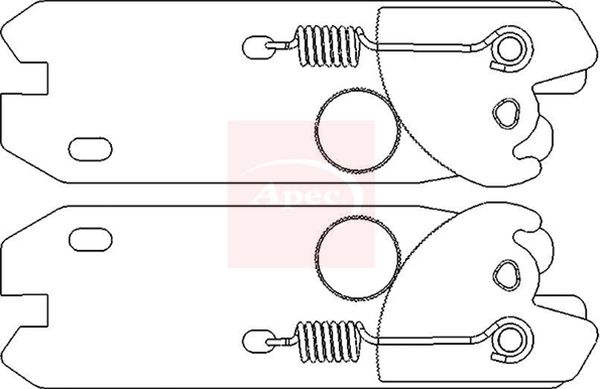 Apec ADB3014 Adjuster, braking system - 1