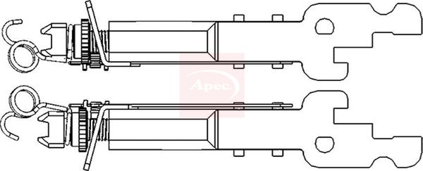 Apec ADB3018 Adjuster, braking system - 1