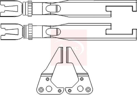 Apec ADB3025 Adjuster, braking system - 1