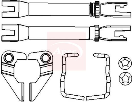 Apec ADB3027 Adjuster, braking system - 1