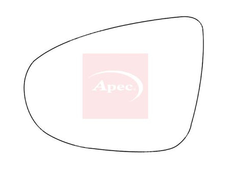Apec AMS2047 Mirror Glass, exterior mirror - 2
