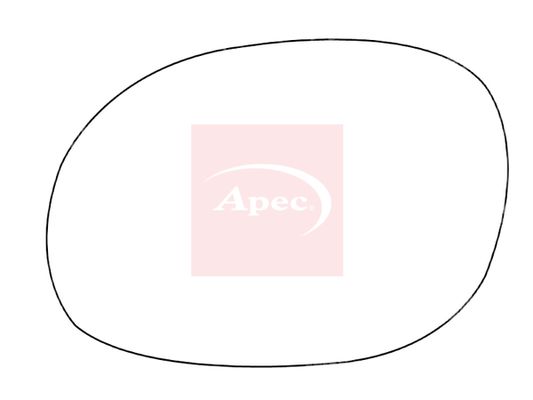 Apec AMS2103 Mirror Glass, exterior mirror - 2