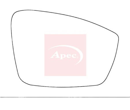 Apec AMS2205 Mirror Glass, exterior mirror - 2