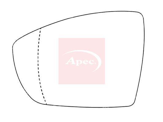 Apec AMS2233 Mirror Glass, exterior mirror - 2