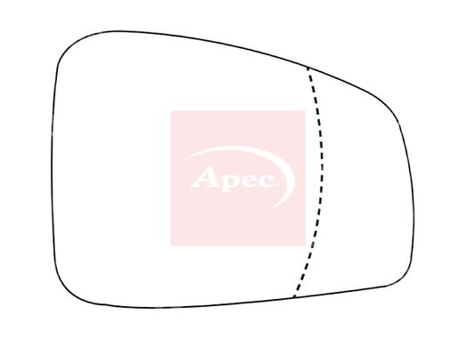 Apec AMS2258 Mirror Glass, exterior mirror - 2