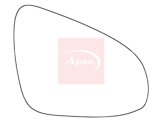 Apec AMS2296 Mirror Glass, exterior mirror - 2