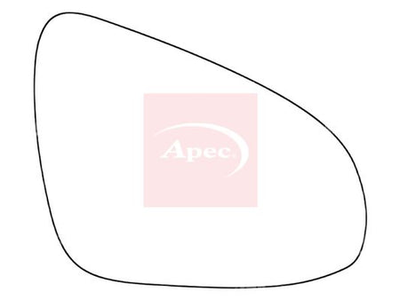 Apec AMS2296 Mirror Glass, exterior mirror - 2