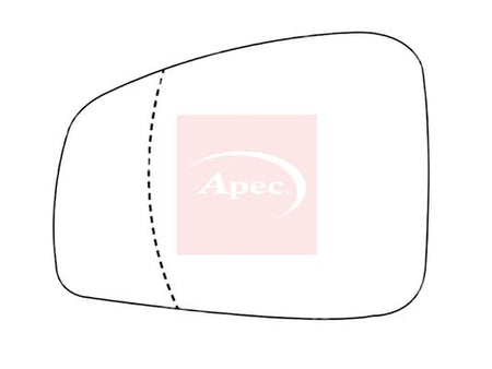 Apec AMS2633 Mirror Glass, exterior mirror - 2