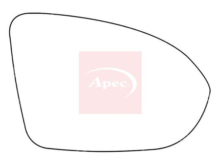 Apec AMS2754 Mirror Glass, exterior mirror - 1