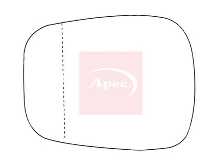 Apec AMS2791A Mirror Glass, exterior mirror - 1