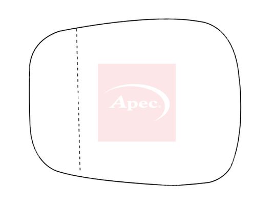 Apec AMS2791A Mirror Glass, exterior mirror - 1