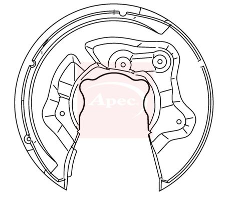 Apec ASG1137 Splash Guard, brake disc - 1