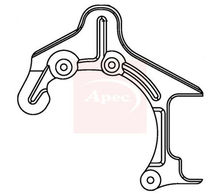 Apec ASG1141 Splash Guard, brake disc - 1