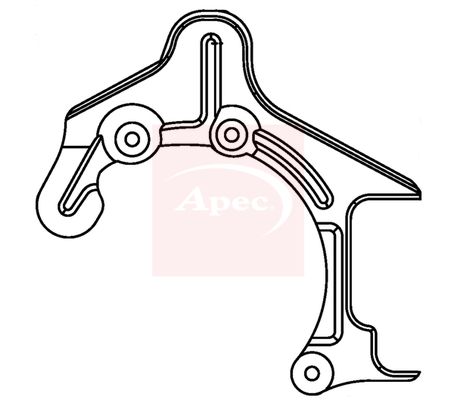 Apec ASG1141 Splash Guard, brake disc - 1