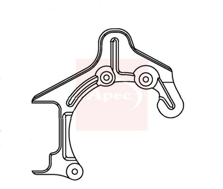 Apec ASG1142 Splash Guard, brake disc - 1