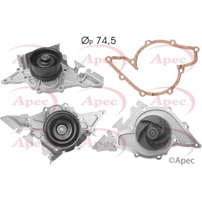 Apec AWP1030 Water Pump, engine cooling - 1
