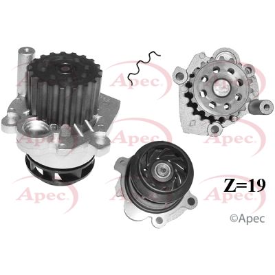 Apec AWP1060 Water Pump, engine cooling - 1