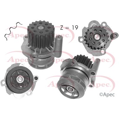 Apec AWP1062 Water Pump, engine cooling - 1