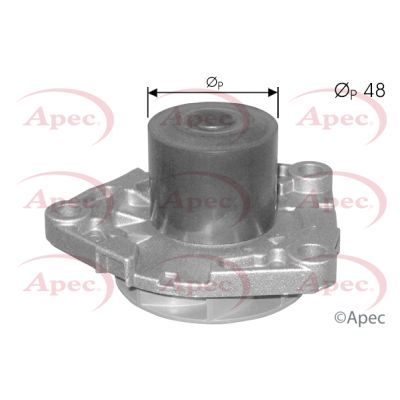 Apec AWP1080 Water Pump, engine cooling - 1