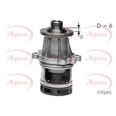Apec AWP1092 Water Pump, engine cooling - 1