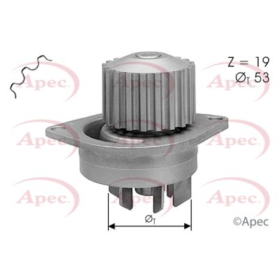 Apec AWP1132 Water Pump, engine cooling - 1