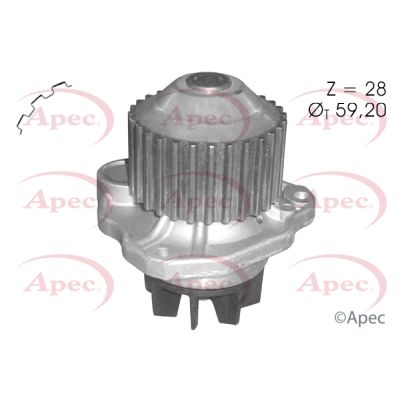 Apec AWP1139 Water Pump, engine cooling - 1