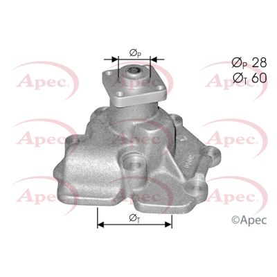 Apec AWP1177 Water Pump, engine cooling - 1