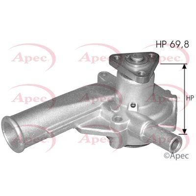 Apec AWP1192 Water Pump, engine cooling - 1