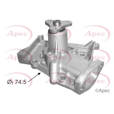 Apec AWP1275 Water Pump, engine cooling - 1