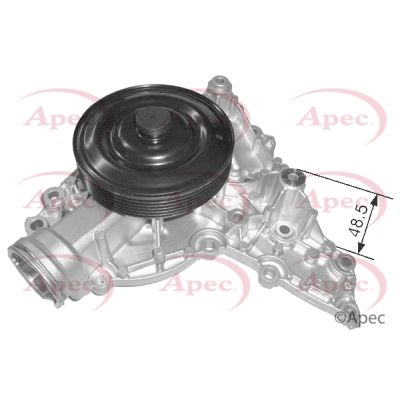 Apec AWP1334 Water Pump, engine cooling - 1